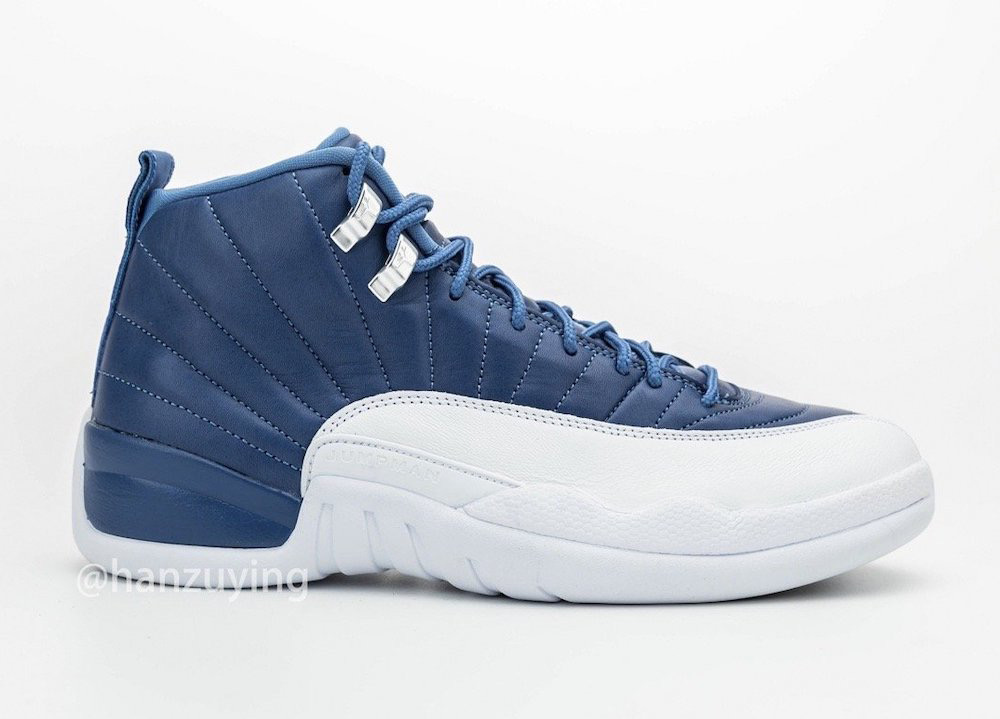 Air Jordan 12 Stone Blue Shoes